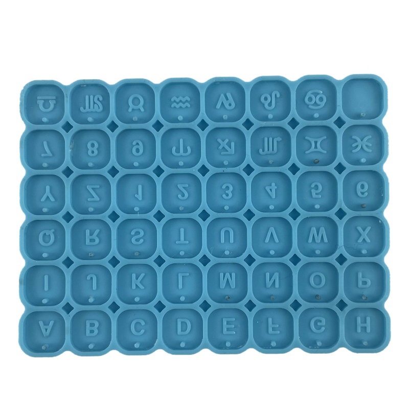 Bộ 5 Khuôn Silicone Làm Bông Tai Handmade Hình Bướm / Chữ Cái / Chữ Số