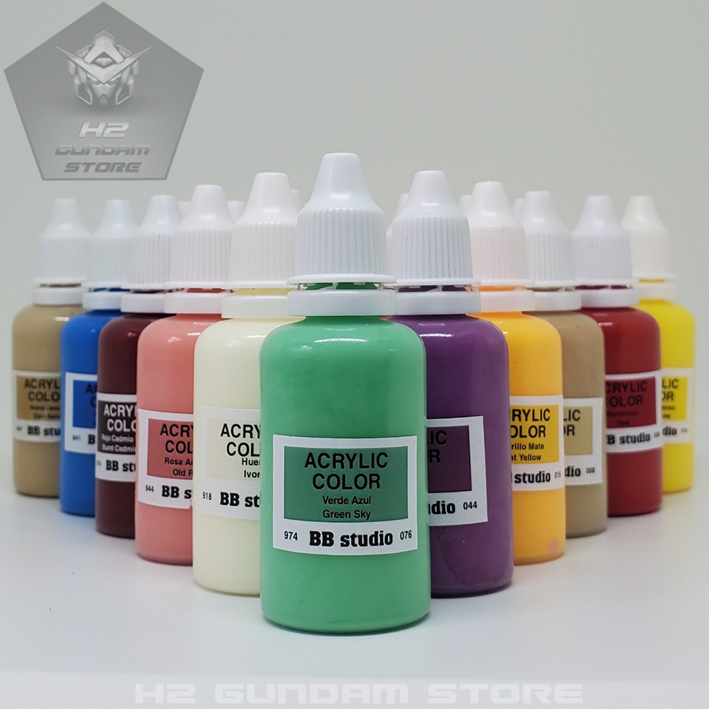Sơn mô hình gốc Acrylic BB Studio mã 041 - 060