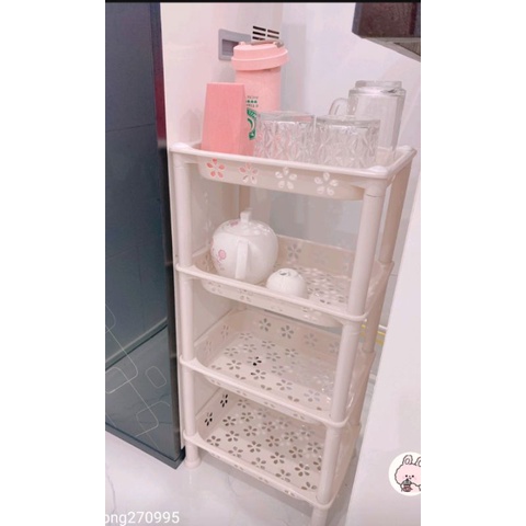 Kệ nhựa 3 tầng đa năng đựng vật dụng mỹ phẩm