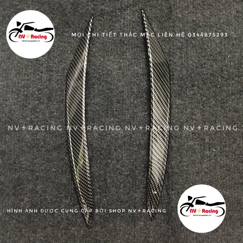 Bộ viền đèn trước PCX 2018 - 2020 nhúng cacbon