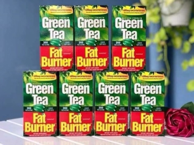 2024 Viên Uống Giảm Cân Trà Xanh Green Tea Fat Burner 400mg 200 Viên (Chuẩn Hàng Mỹ)
