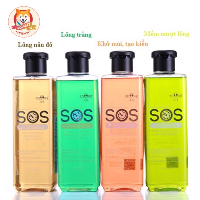 SỮA TẮM SOS CHO CHÓ MÈO MẪU MỚI