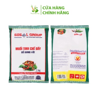 Muối IOD Sosalco 1kg/gói