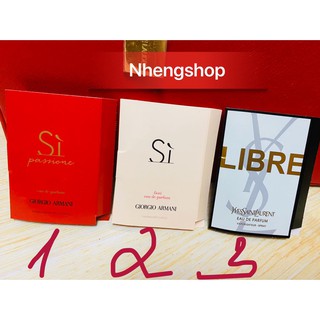 [Mẫu thử ] Nước hoa Giorgio Armani Sì / ysl libre