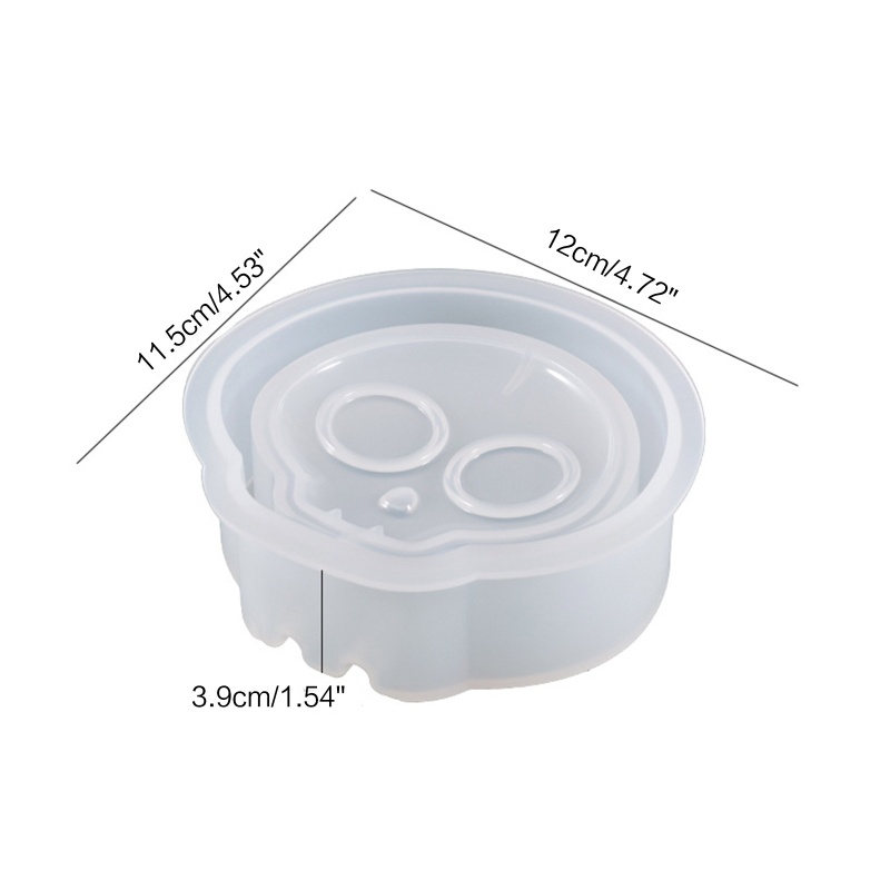 Khuôn Silicone Hình Đầu Lâu Làm Gạt Tàn Thuốc Diy