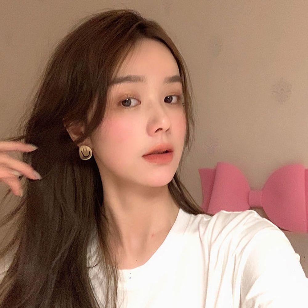 Bông Tai Hình Mặt Cười Dễ Thương|Bông Tai Xỏ Lỗ Màu Sắc Vui Nhộn Phong Cách Hàn Quốc