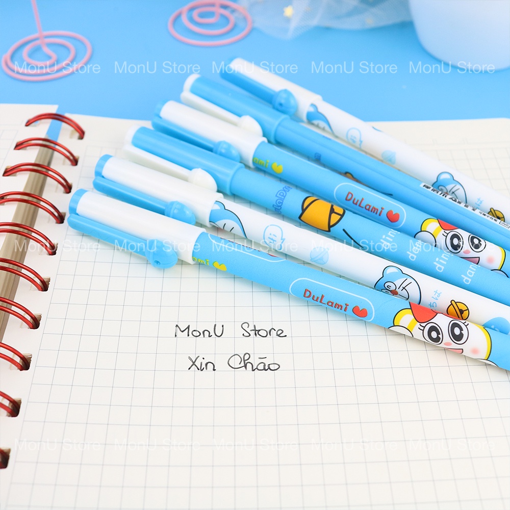 Bút bi nước, bút gel mực đen có thể xóa được DORAEMON DOREMON dễ thương cute MON0235