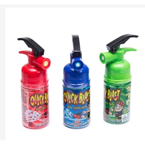 Kẹo Xịt Chua Bình Cứu Hỏa Quick Blast Mỹ