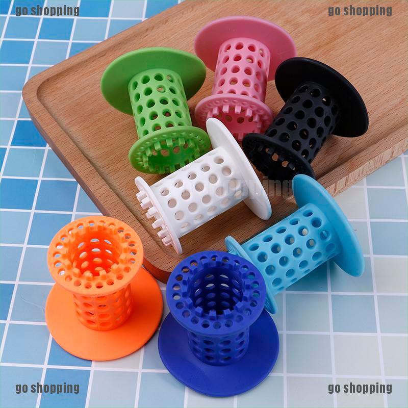 {go shopping}Useful silicone tub drain stop &amp; bathroom hair catcher drain protector strainer