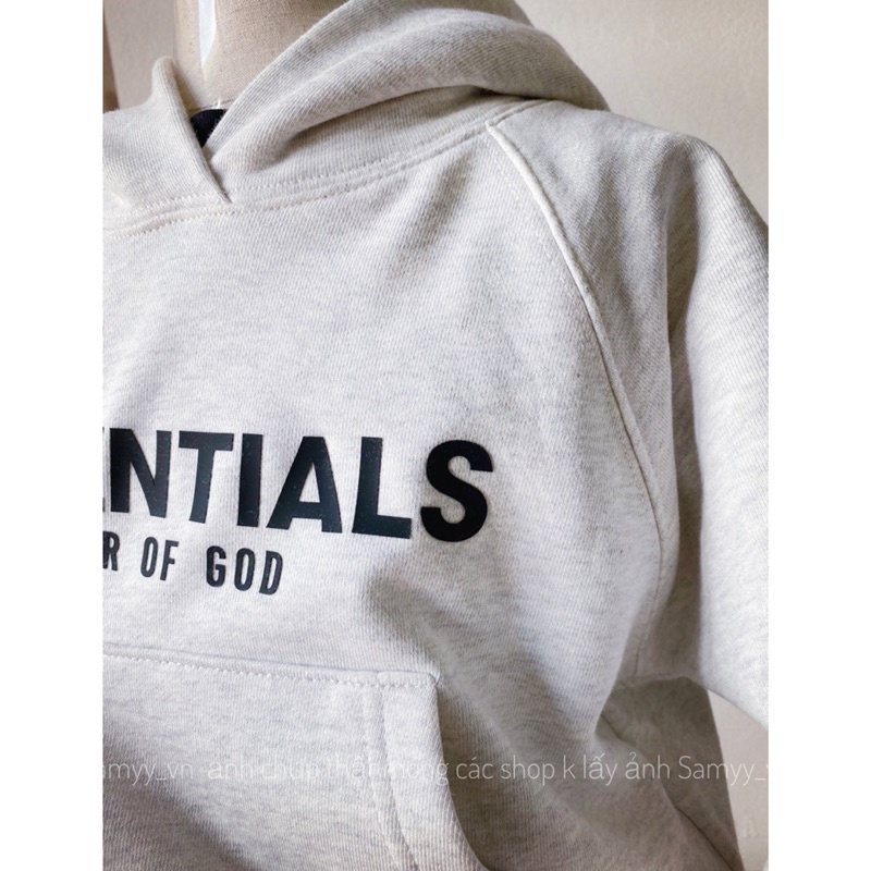 Áo nỉ mũ hoodie Essentials fear of god cho bé , áo nỉ unisex cao cấp, Samyy_vn