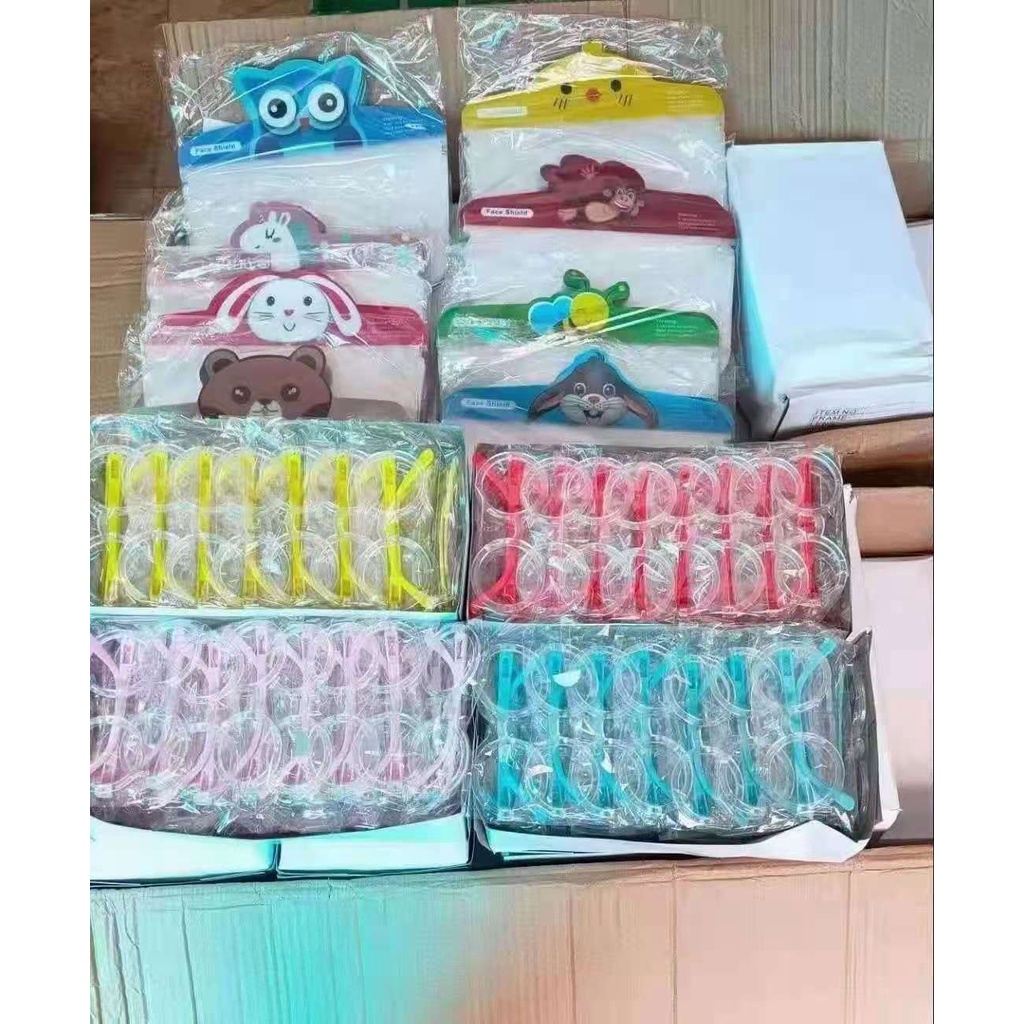 Mặt nạ chống giọt bắn, Mặt nạ giọt bắn trẻ em hình thú dễ thương, Mắt kính bảo hộ hình ngộ nghĩnh