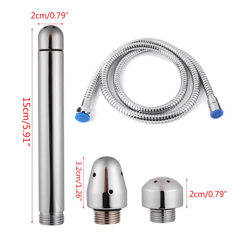 Bộ 3 Đầu Vòi Hoa Sen Kèm Ống Nước 59 Chuyên Dụng Cho Nhà Tắm