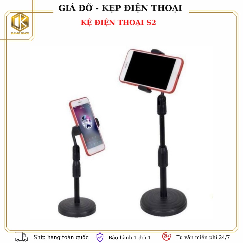 Giá Đỡ Điện Thoại livestream xem video Ổn Định Xoay 360 Độ dùng để Quay Phim Ghi Hình Đa Dụng