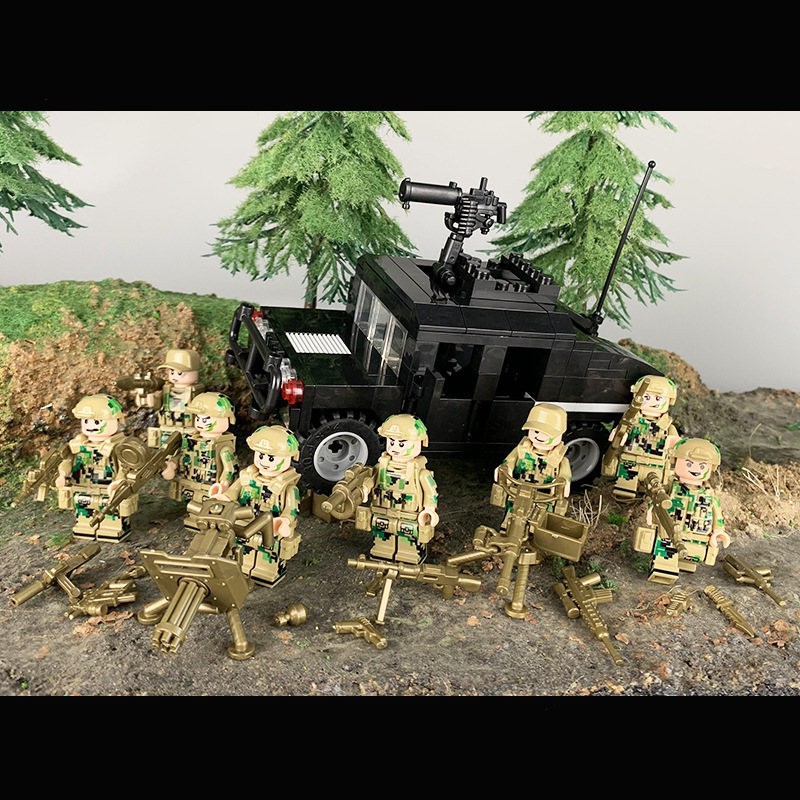 Mô Hình Đồ Chơi Lắp Ráp Lego Lính Quân Đội Mini Dành Cho Trẻ 820016