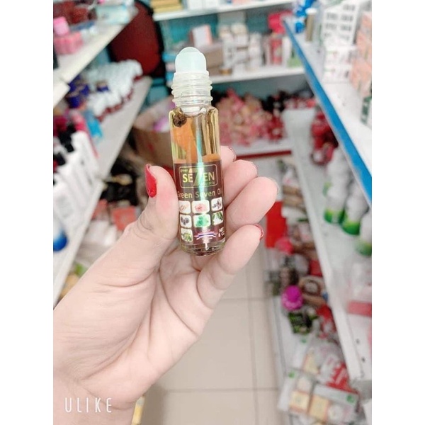 Dầu lăn thảo dược Green Seven 7 8cc  Thái Lan chính hãng