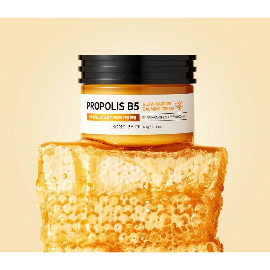 Kem Dưỡng Da Làm Dịu, Giảm Viêm Some By Mi Propolis B5 Glow Barrier Calming Cream 60g