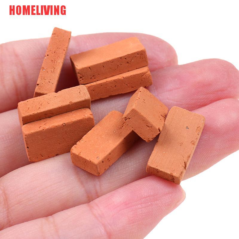 [HOMELIVING] Set 50 Mô Hình Gạch Mô Phỏng Phong Cảnh Tỉ Lệ 1 / 16 Để Bàn Trang Trí diy