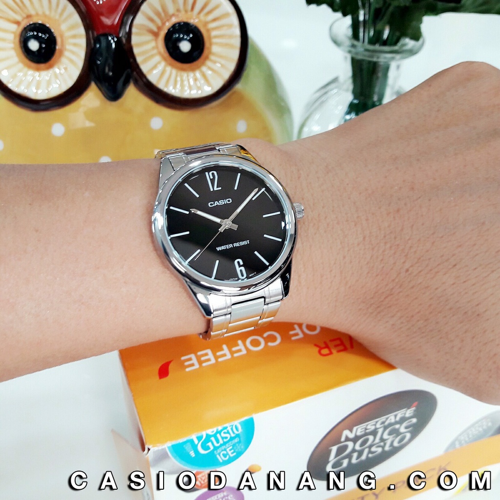 Đồng hồ nam dây kim loại Casio chính hãng Anh Khuê MTP-V005D-1BUDF