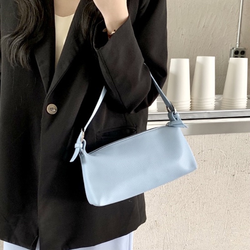Túi xách nữ Bymood kẹp nách thời trang Hàn Quốc - chất liệu da mềm kèm khóa bạc - phong cách Ulzzang hot trend - SB201