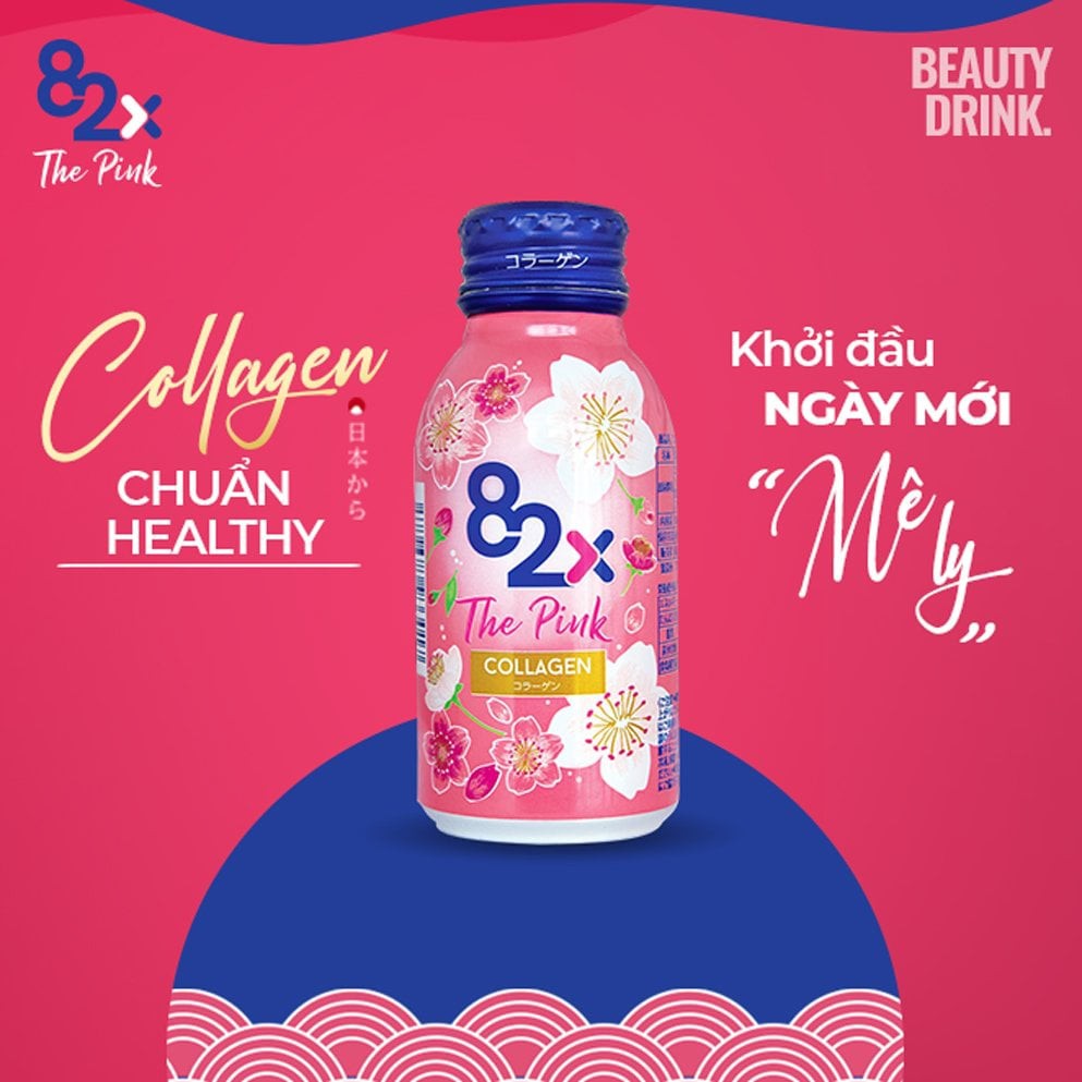 Collagen 82X The Pink -  Nước Uống Đẹp Da 82X The Pink Collagen, 82X The Pink