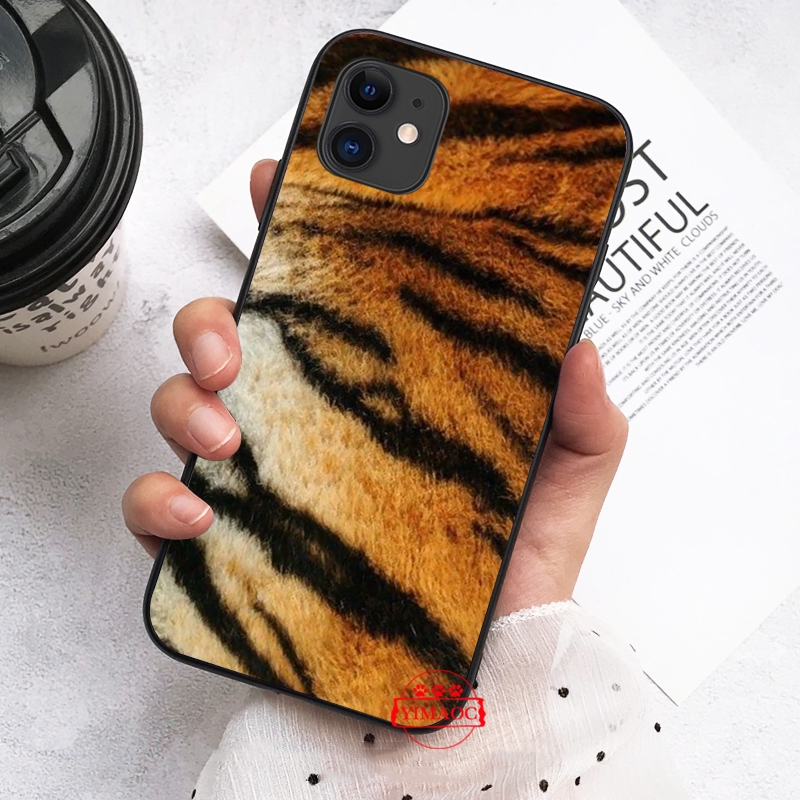 Ốp điện thoại mềm họa tiết da beo 89U thời trang dành cho iPhone XS Max XR X 11 Pro 7 8 6 6S Plus