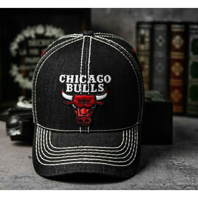Mũ lưỡi trai - Nón kết Jeans Chicago Redbulls Cap- Thời trang nam nữ- Hàng VNXK- Xám