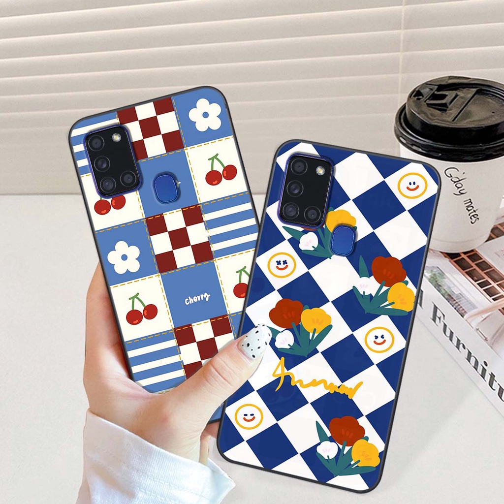 Ốp Samsung A21s họa tiết hoa, gấu thời trang, ốp dẻo bền đẹp