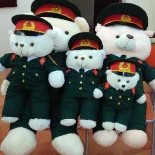 Gấu bông bộ đội 45cm