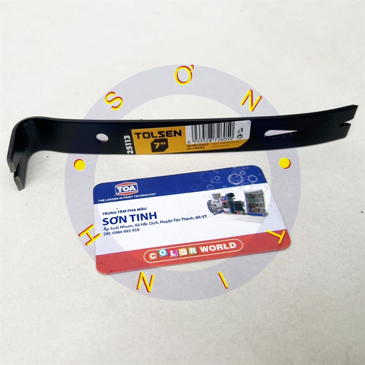 Xà beng dẹp 180mm tolsen 25113