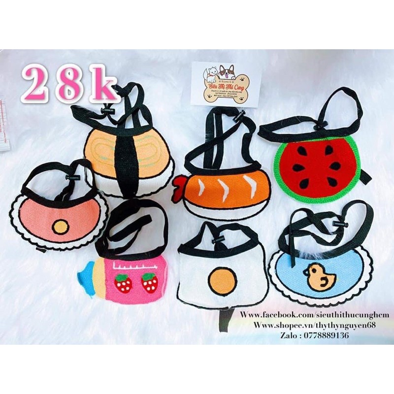 Yếm ăn dành cho thú cưng