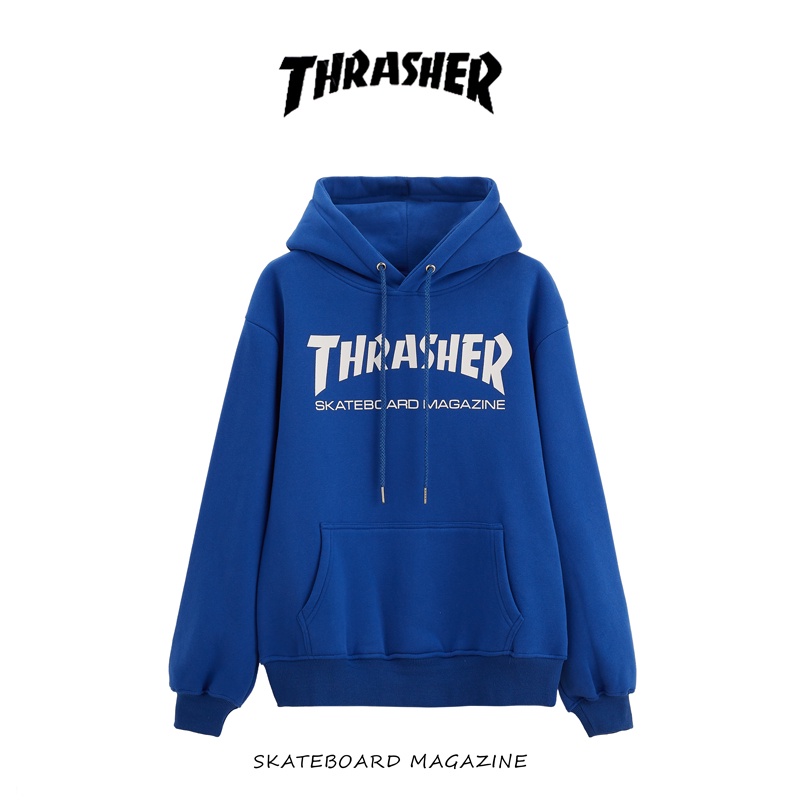 Áo Hoodie In Chữ Thrasher Cổ Điển Dễ Phối Đồ Cho Nam Và Nữ # Tw02