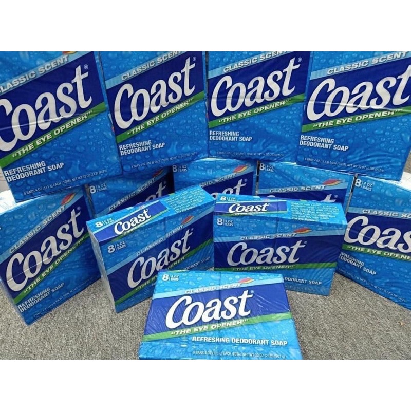 Chính Hãng- Xà bông diệt khuẩn Coast Set 8cục