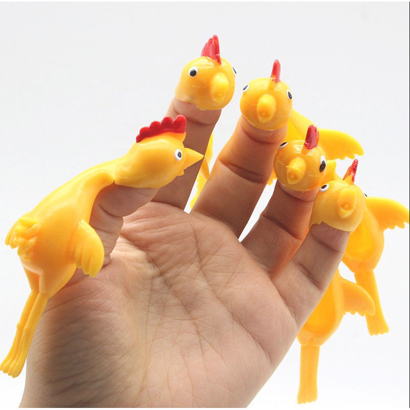 Hàng Có Sẵn Giao Hàng Trong Ngày Vận Chuyển Gà Cao Su Dính Đàn Hồi Dính Đàn Hồi Hình Gà Giận Dữ Dán Tường