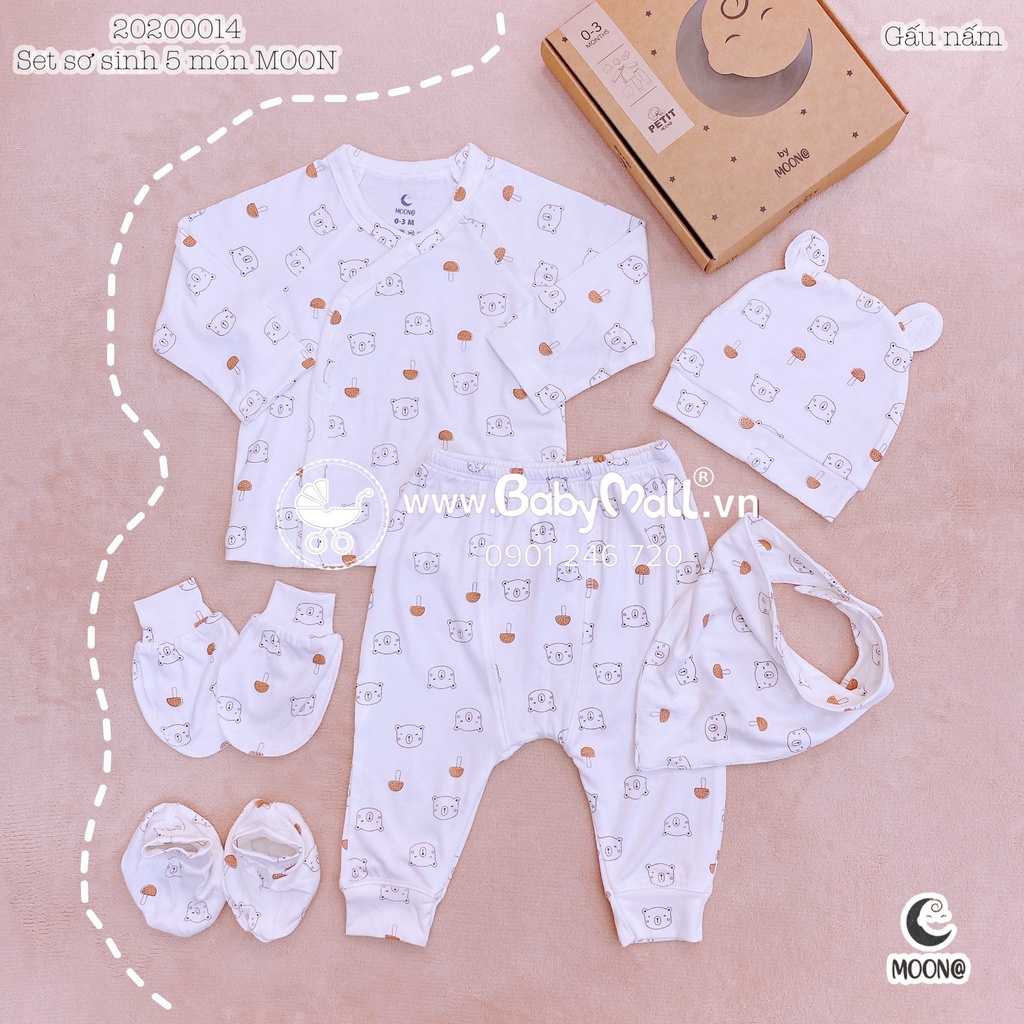 Set sơ sinh 5 chi tiết 0-3M MOONA