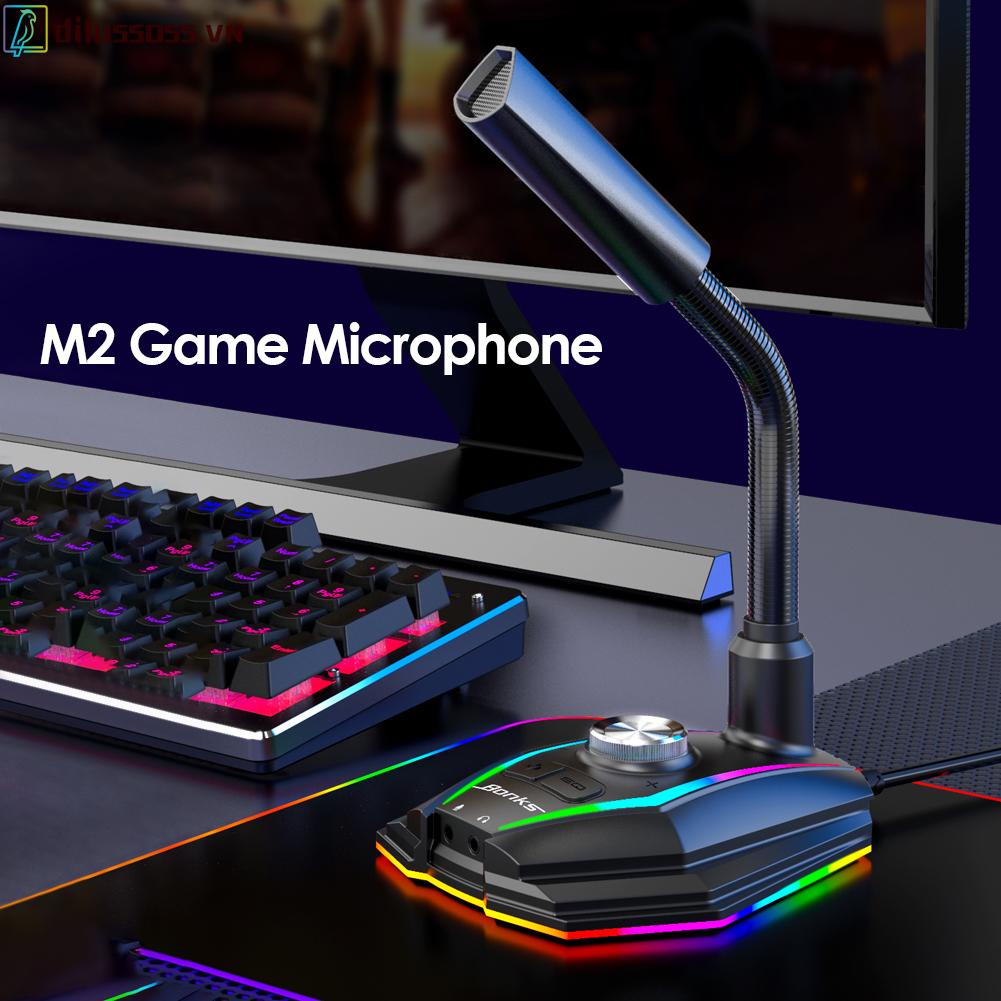 Micro Dilussoss M2 Usb Rgb Giảm Tiếng Ồn Cho Livestream