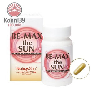 Viên uống chống nắng bảo vệ da be - max the sun - hàng nhật nội địa