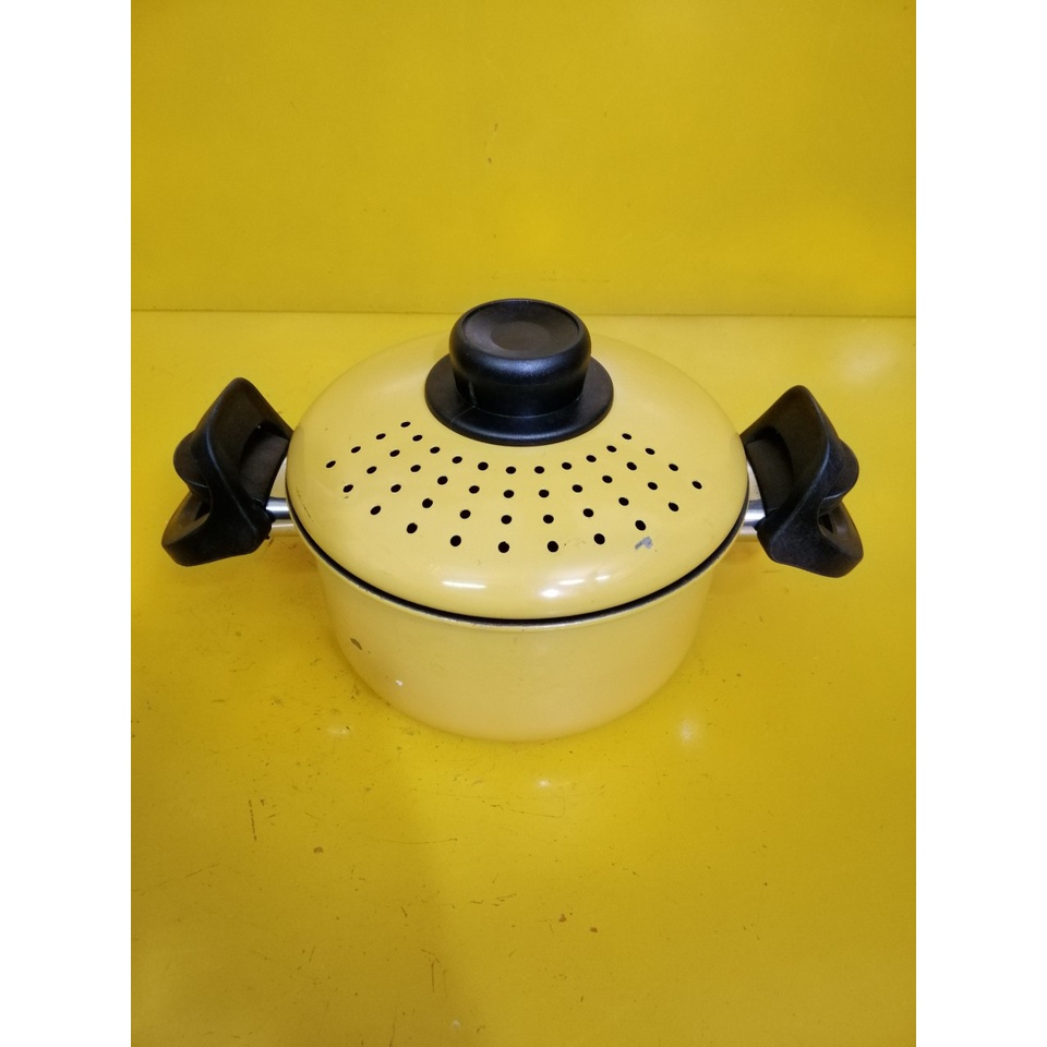 Nồi men nội địa Nhật, size 19cm, cao 9cm (mã 688), Dùng được bếp từ