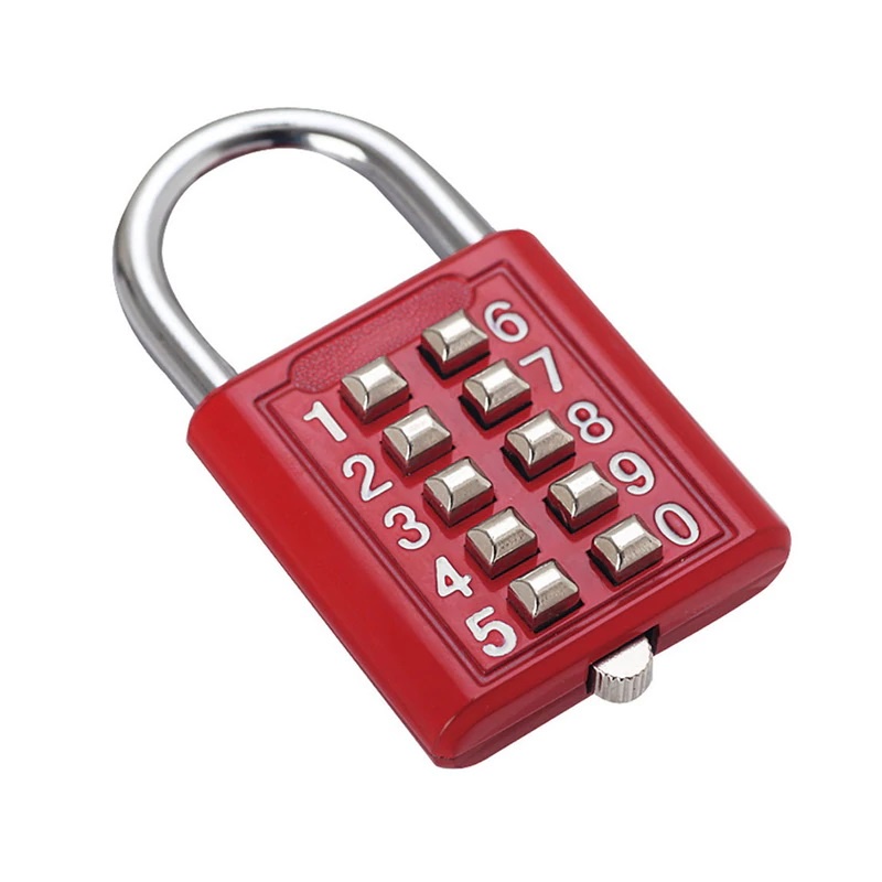 Ổ Khóa Bấm Mã Số Không Cần Chìa Ổ Khóa Thông Minh Dùng Cho Khóa Tủ Locker Khóa Nhà Tiện Dụng Nhiều Màu Bền Đẹp