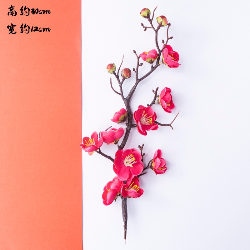 Cây cắm trang trí bánh kem kiểu nhánh hoa mận sáng tạo tùy chọn màu sắc