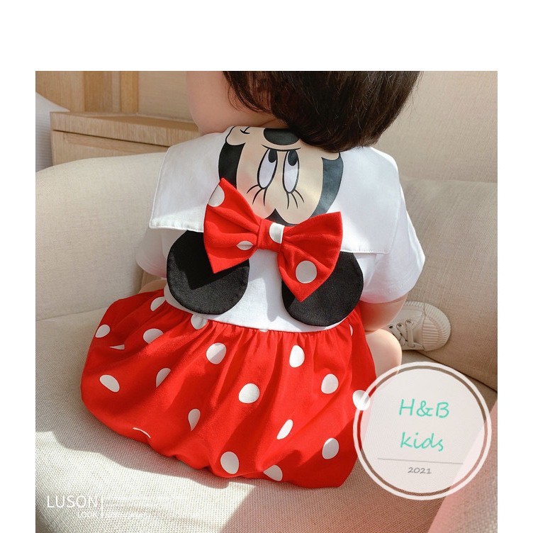 Bộ body mickey bé gái pidaha Store bodysuit cho bé họa tiết đáng yêu chất cotton hàng xuất khẩu