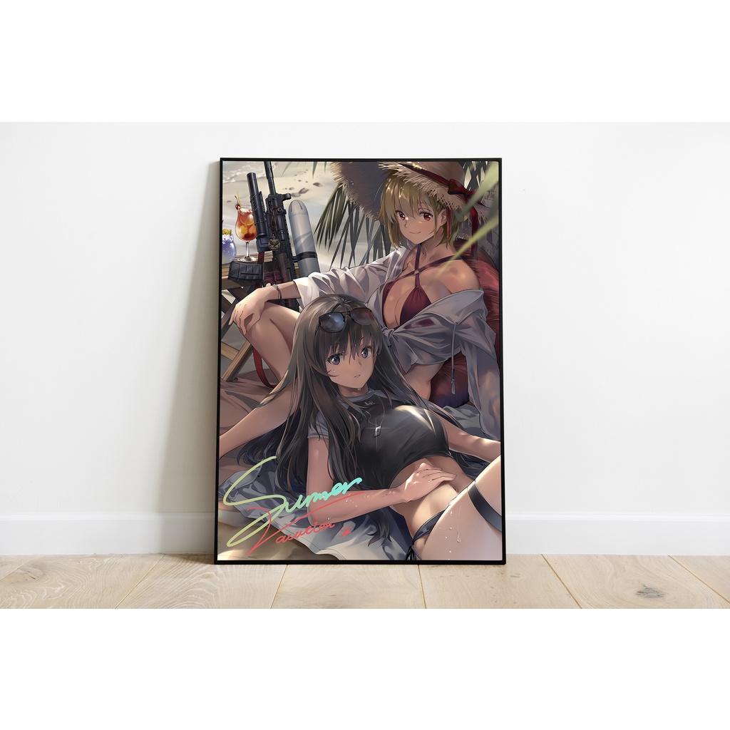 ẢNH POSTER A3 ANIME LYCORIS RECOIL (2) CHẤT LIỆU GIẤY CAO CẤP - 2D TỘC SHOP