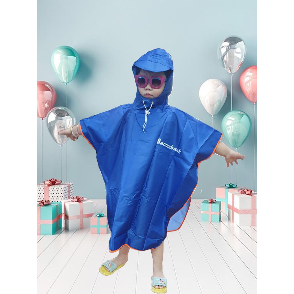 ÁO MƯA TRẺ EM SACOMBANK