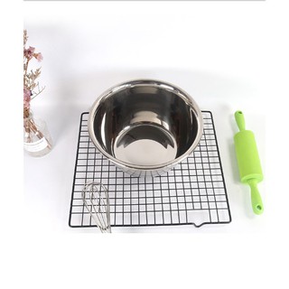 [An Toàn – Tiết Kiệm] Tô trộn bột inox 20cm