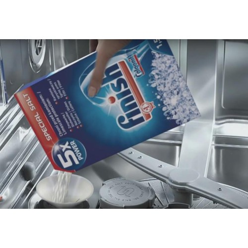 Finish- Muối rửa bát hộp 1.2kg, hàng chính hãng nhập khẩu từ Đức, sản xuất tại châu Âu, phù hợp với mọi loại máy