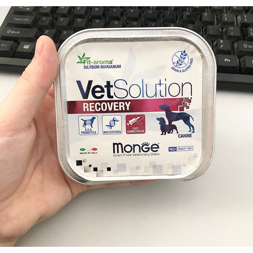 Pate Monge VetSolution Recovery phục hồi sức khỏe cho chó mèo