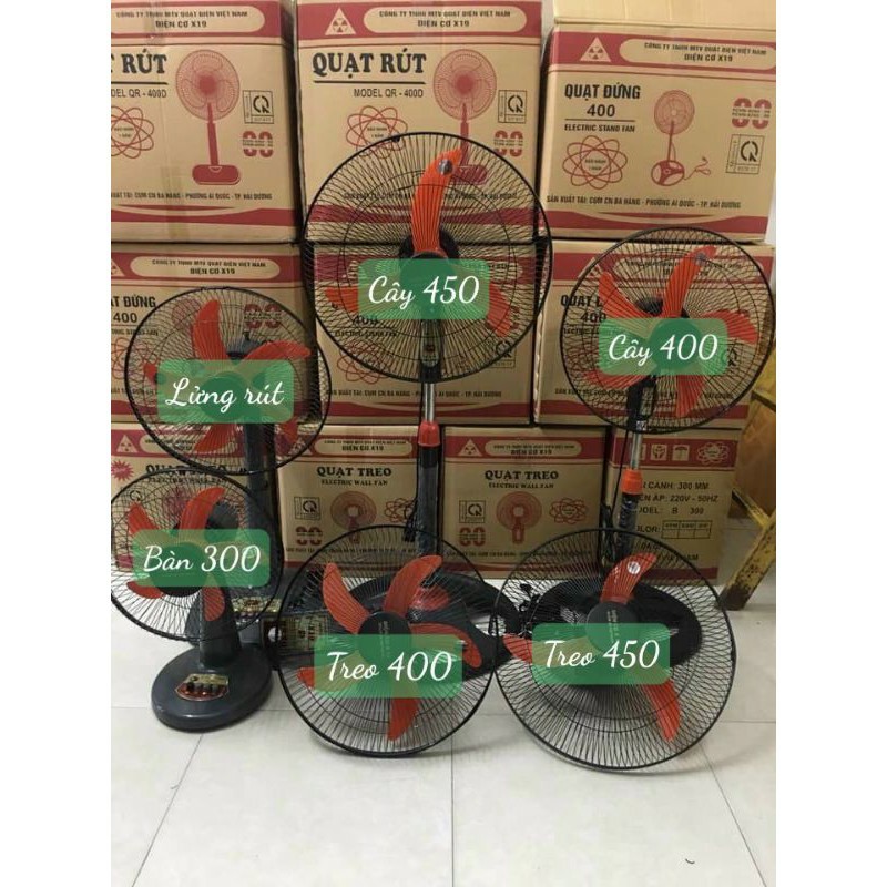 Quạt bàn, quạt treo tường, quạt cây X19