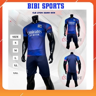 Áo bóng đá banh in tên bộ quần áo đá bóng nam câu lạc bộ CLB LYON LION đội tuyển BIBI SPORT đồ thể thao nam nữ trẻ