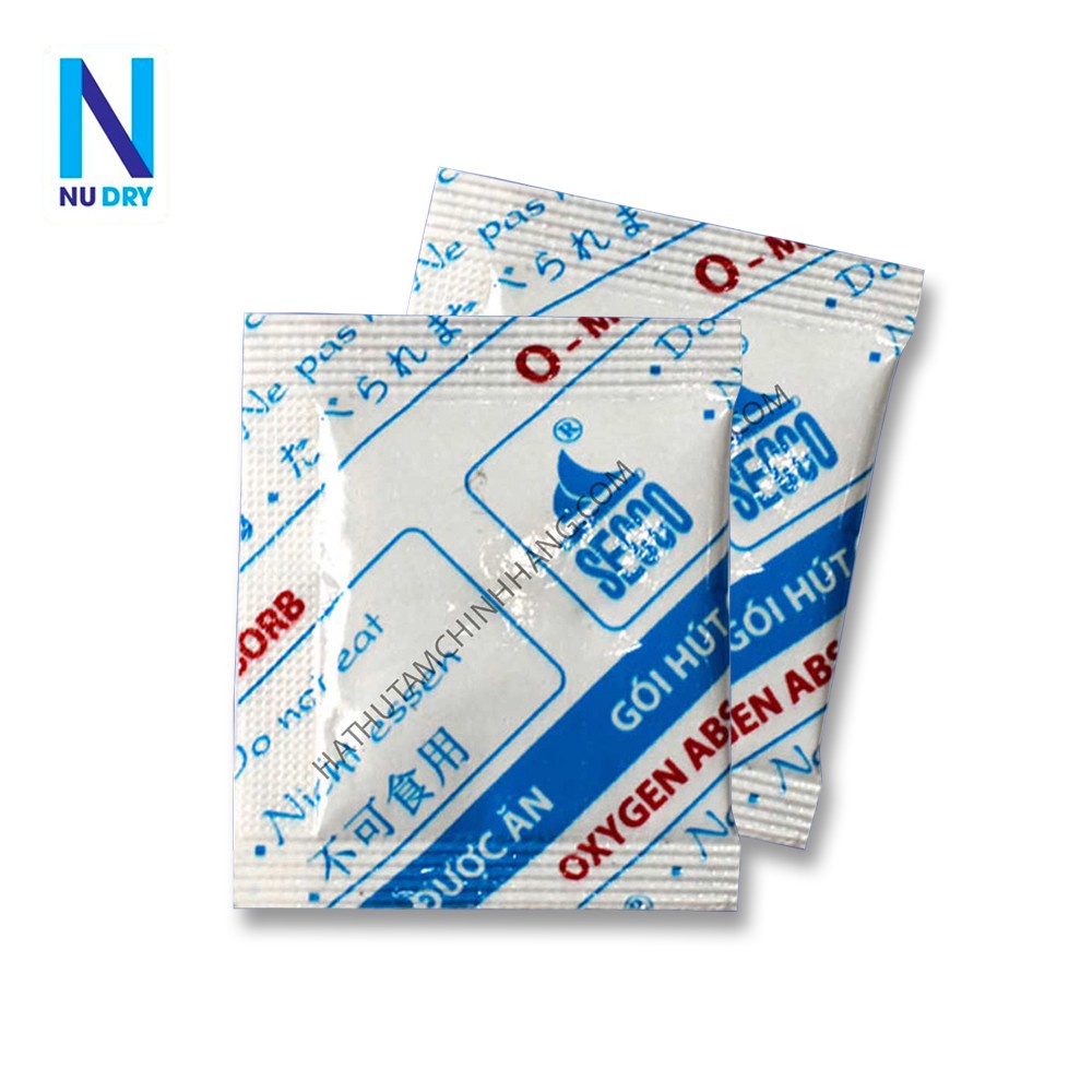 COMBO 50 Gói hút ẩm cho Thực phẩm, dùng cho Bánh Trung Thu,các loại bánh, cá khô, chống ôi thiu túi hút khí oxy Nudry