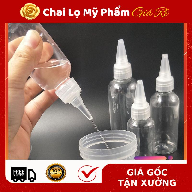 Chai Chiết Mĩ Phẩm ❤ RẺ VÔ ĐỊCH ❤ Chai nhựa pet nút nhọn 150ml,200ml,250ml chiết mỹ phẩm , chai lọ mỹ phẩm .