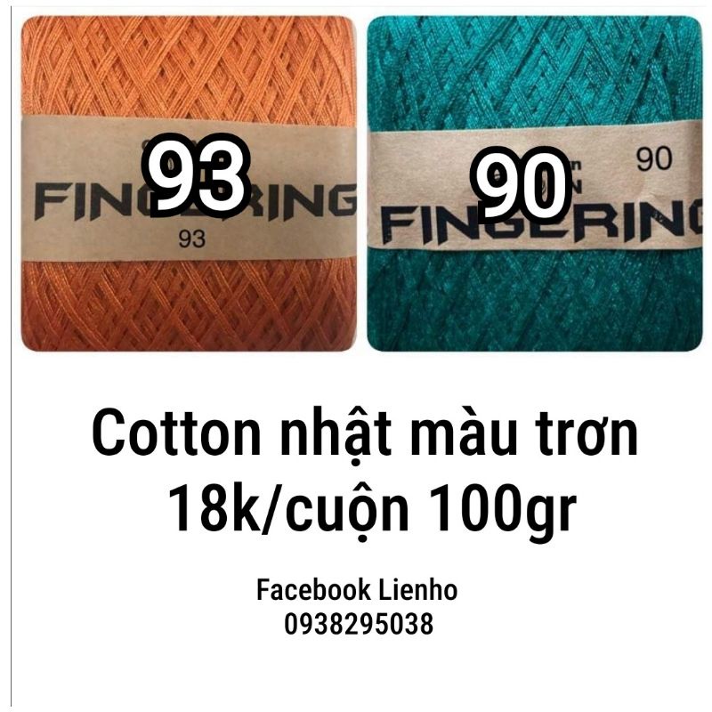 Sợi cotton Fingering